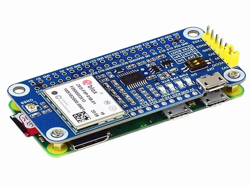 Raspberry Pi ZED-F9P Receiver